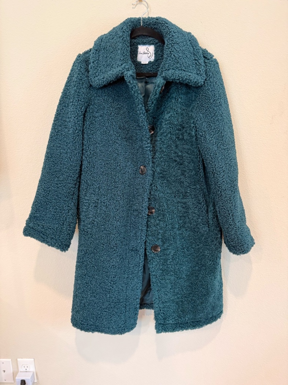 Teal Teddy Coat Sam Edelman